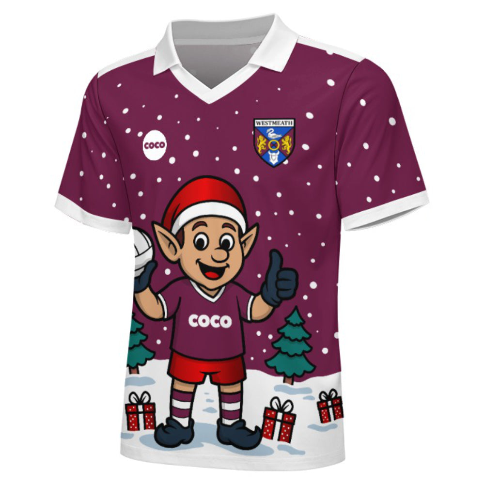 County Westmeath Christmas Jersey - Kids Elf