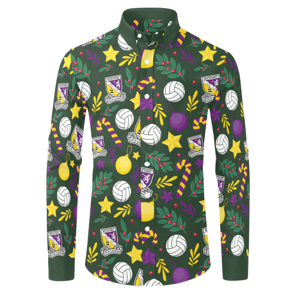 County Wexford Christmas Button Up Shirt