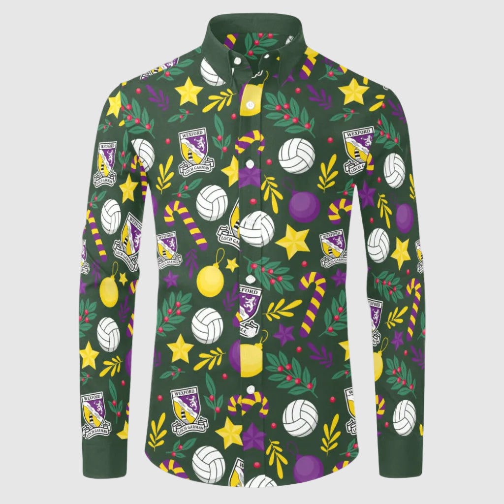 County Wexford Christmas Button Up Shirt