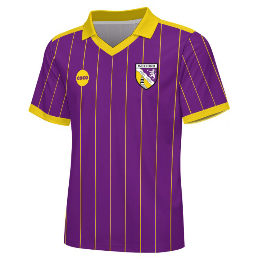 County Wexford Retro Jersey Home Edition - Kids Age 13-14