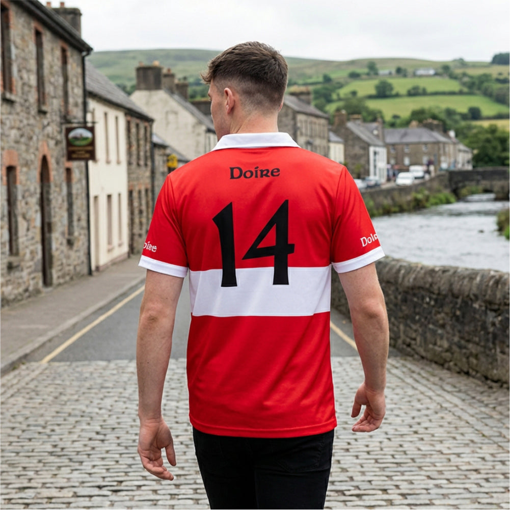 County Derry Retro Jersey Away
