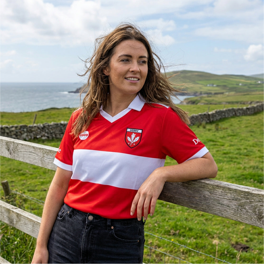 County Derry Retro Jersey Away