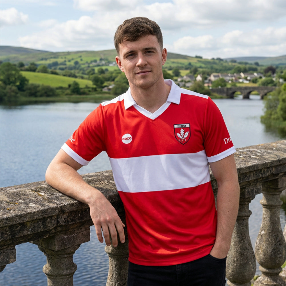 County Derry Retro Jersey Away