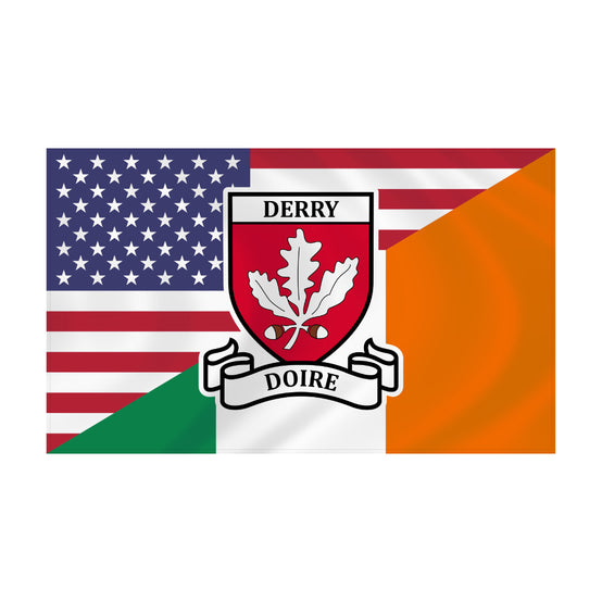 County Derry Irish American Flag