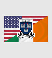 County Dublin Irish American Flag