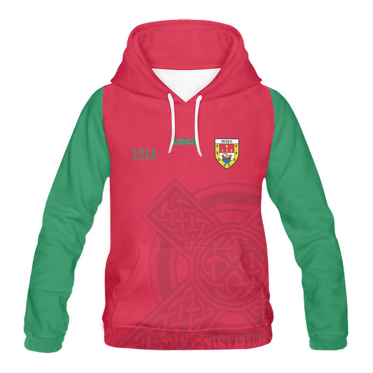 County Mayo 1916 Proclamation Hoodie - Adults 4XL