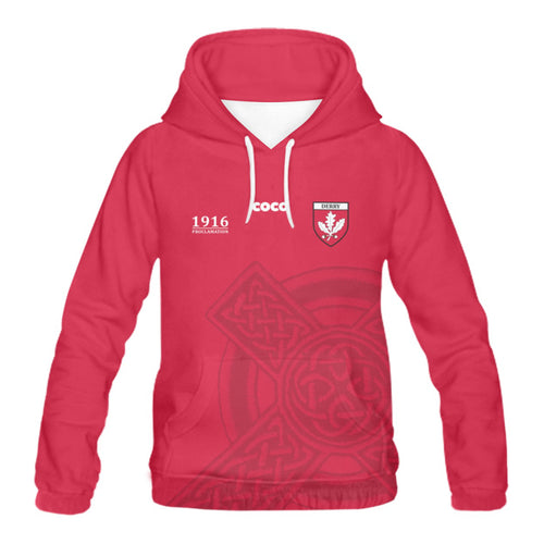 County Derry 1916 Proclamation Hoodie - Adults 4XL