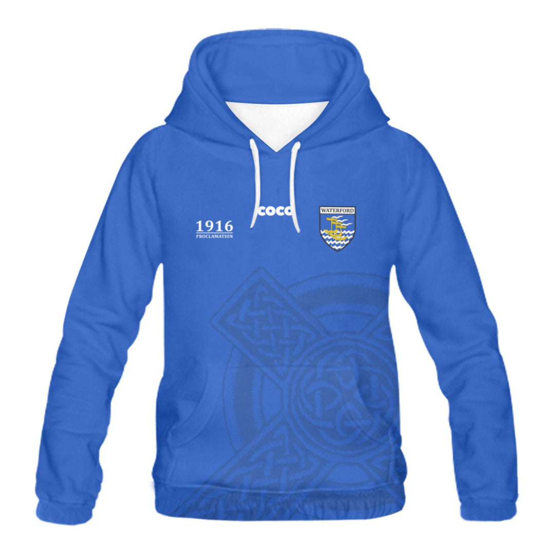 County Waterford 1916 Proclamation Hoodie - Adults 4XL