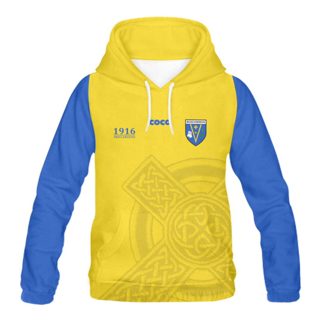 County Roscommon 1916 Proclamation Hoodie - Adults 4XL