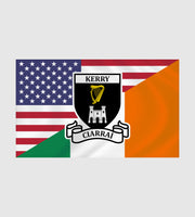 County Kerry Irish American Flag