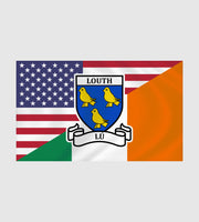 County Louth Irish American Flag