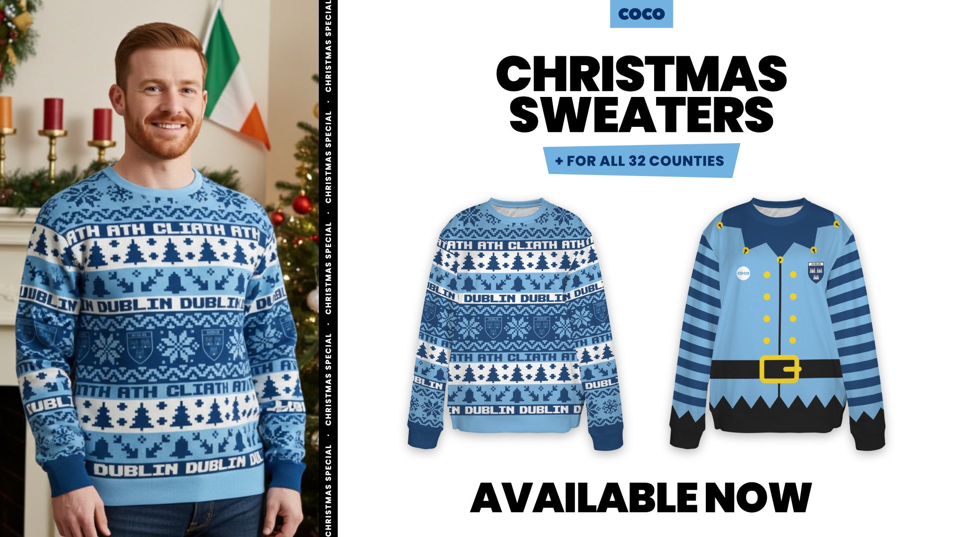 Website Banner Christmas Sweaters Desktop