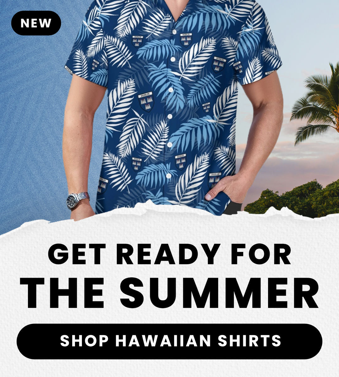 Website Banner Hawaiian Shirts Mobile