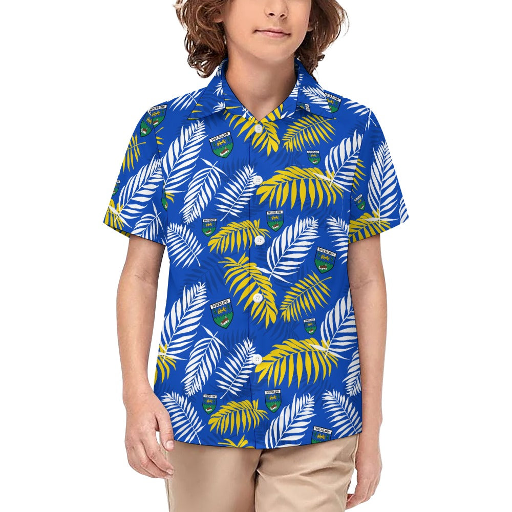 County Wicklow Hawaiian Button Up Shirt - Kids
