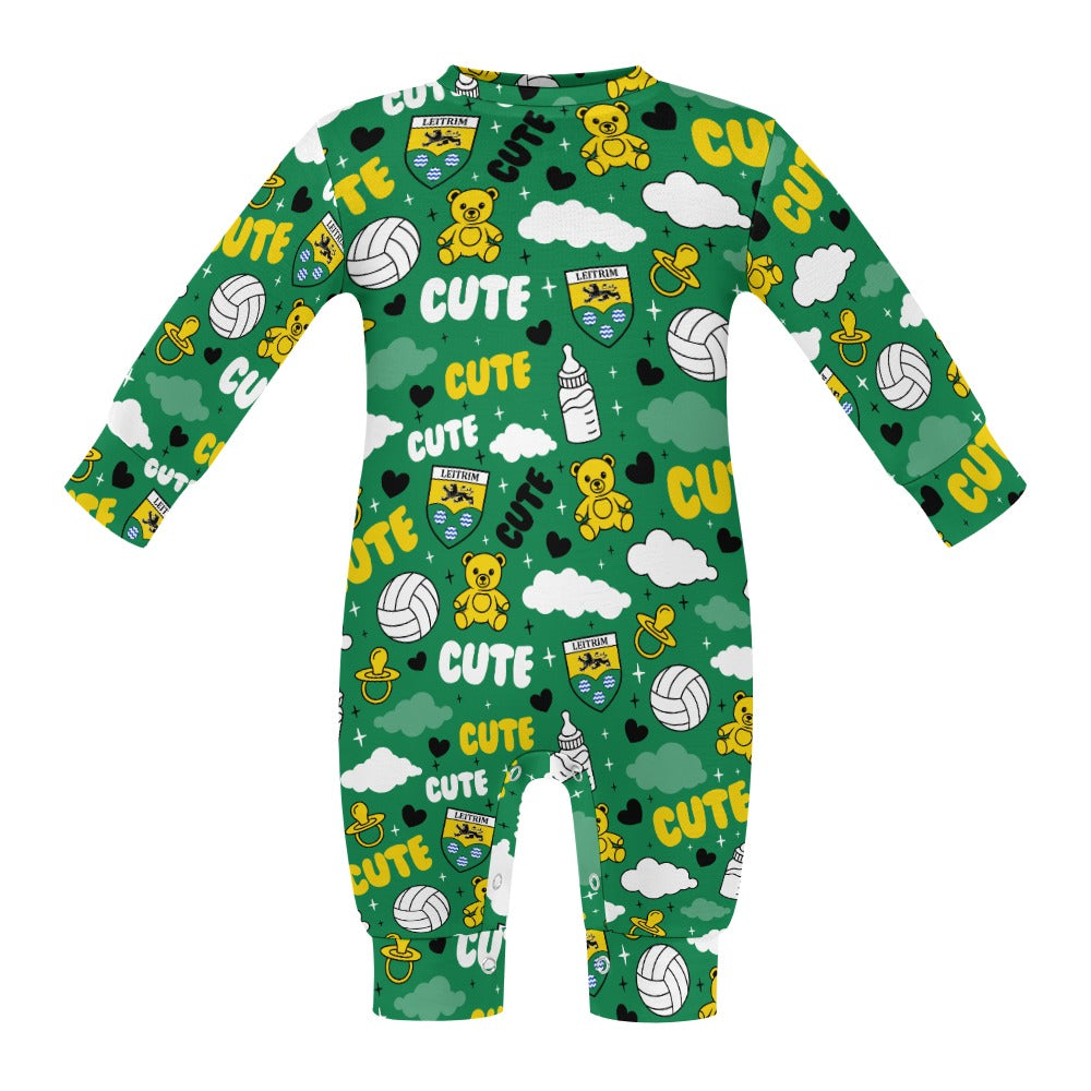 County Leitrim Cute Baby Sleepsuit
