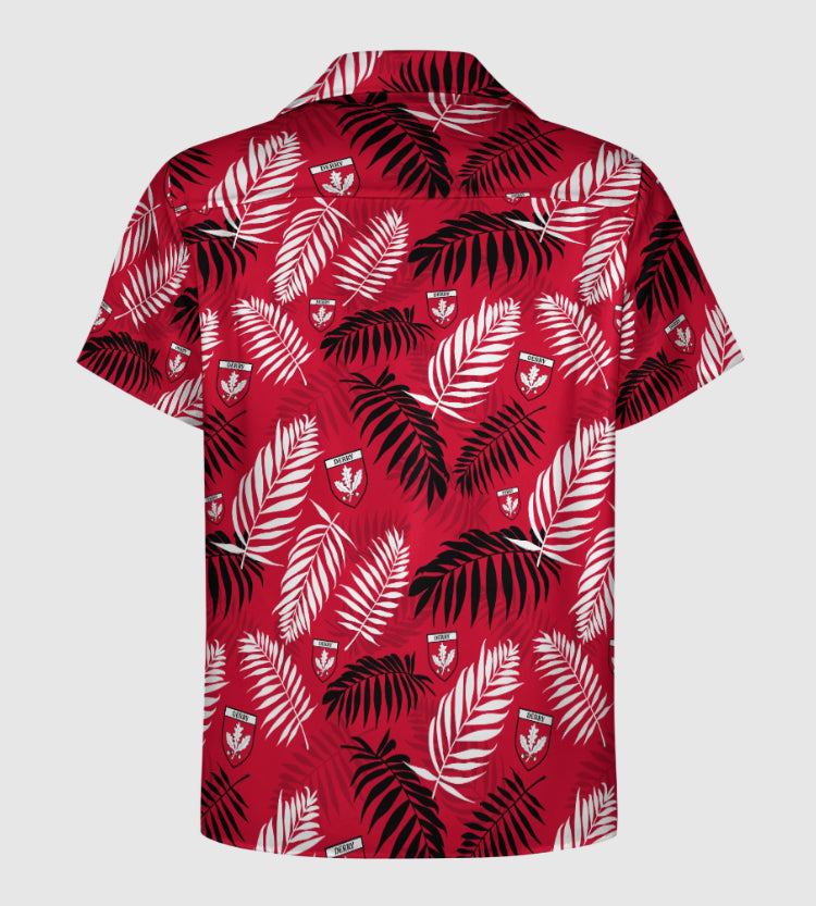 County Derry Hawaiian Button Up Shirt - Kids