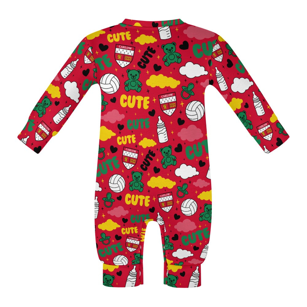 County Carlow Cute Baby Sleepsuit