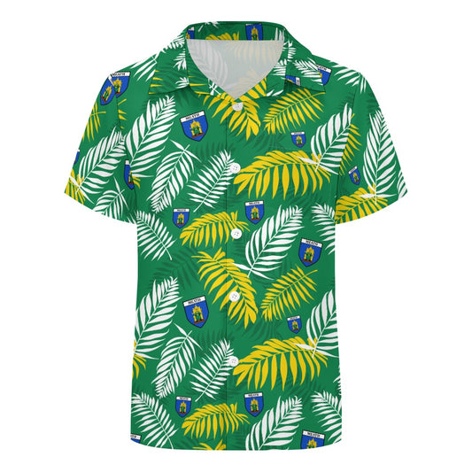 County Meath Hawaiian Button Up Shirt - Kids