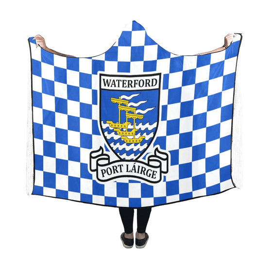 County Waterford Premium Chequered Hooded Blanket