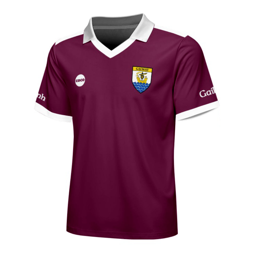 County Galway Retro Jersey Home - Kids Age 9-10