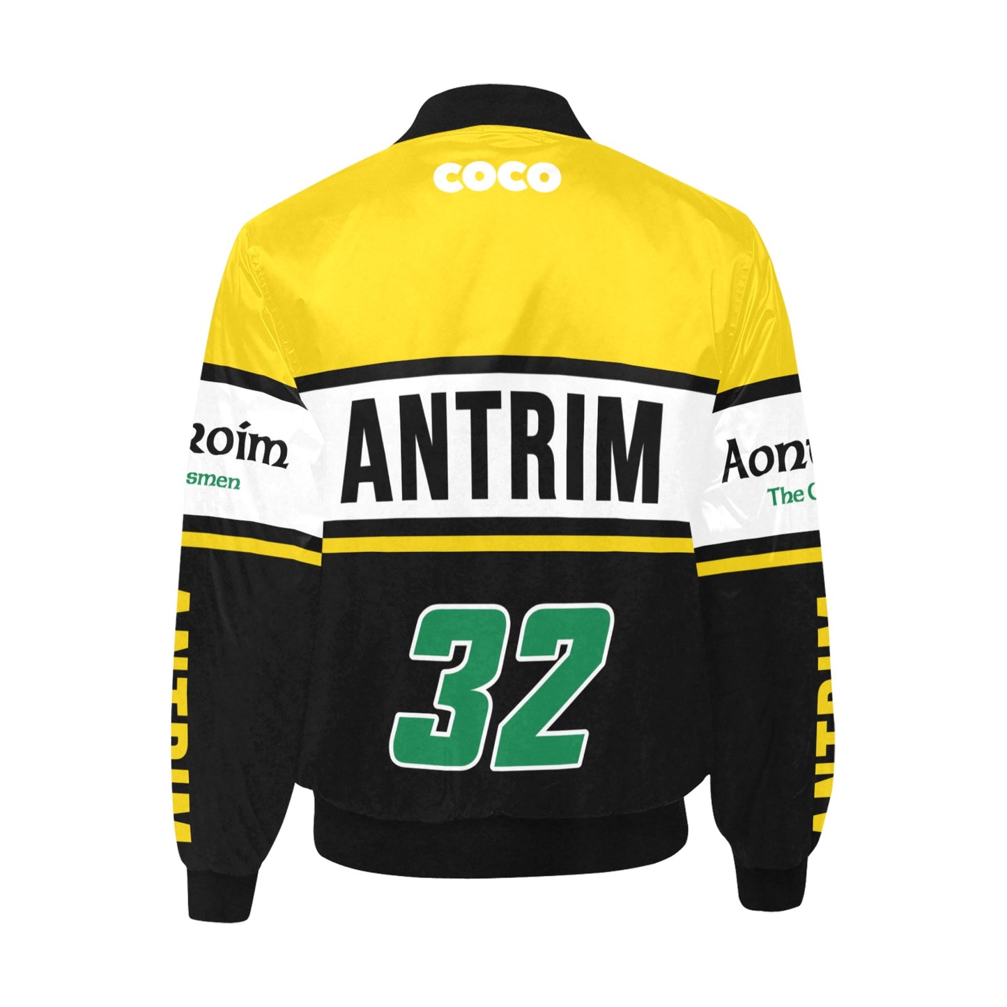 County Antrim Vintage Quilted Bomber Jacket