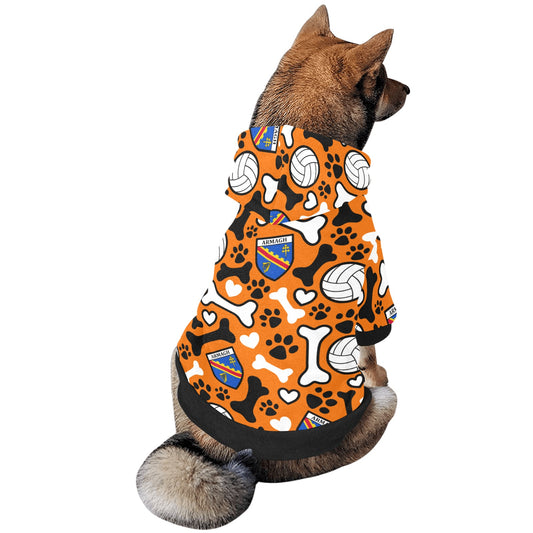 County Armagh Pooch Pattern Pet Hoodie