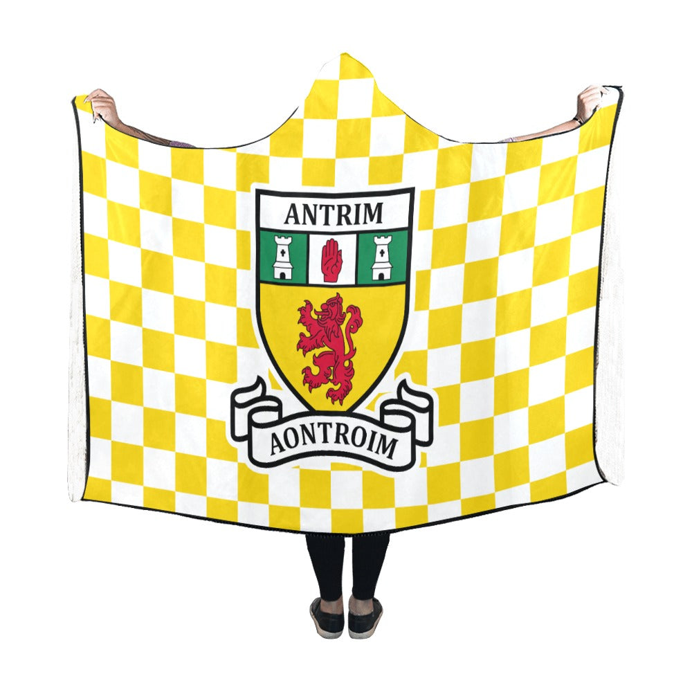 County Antrim Premium Chequered Hooded Blanket
