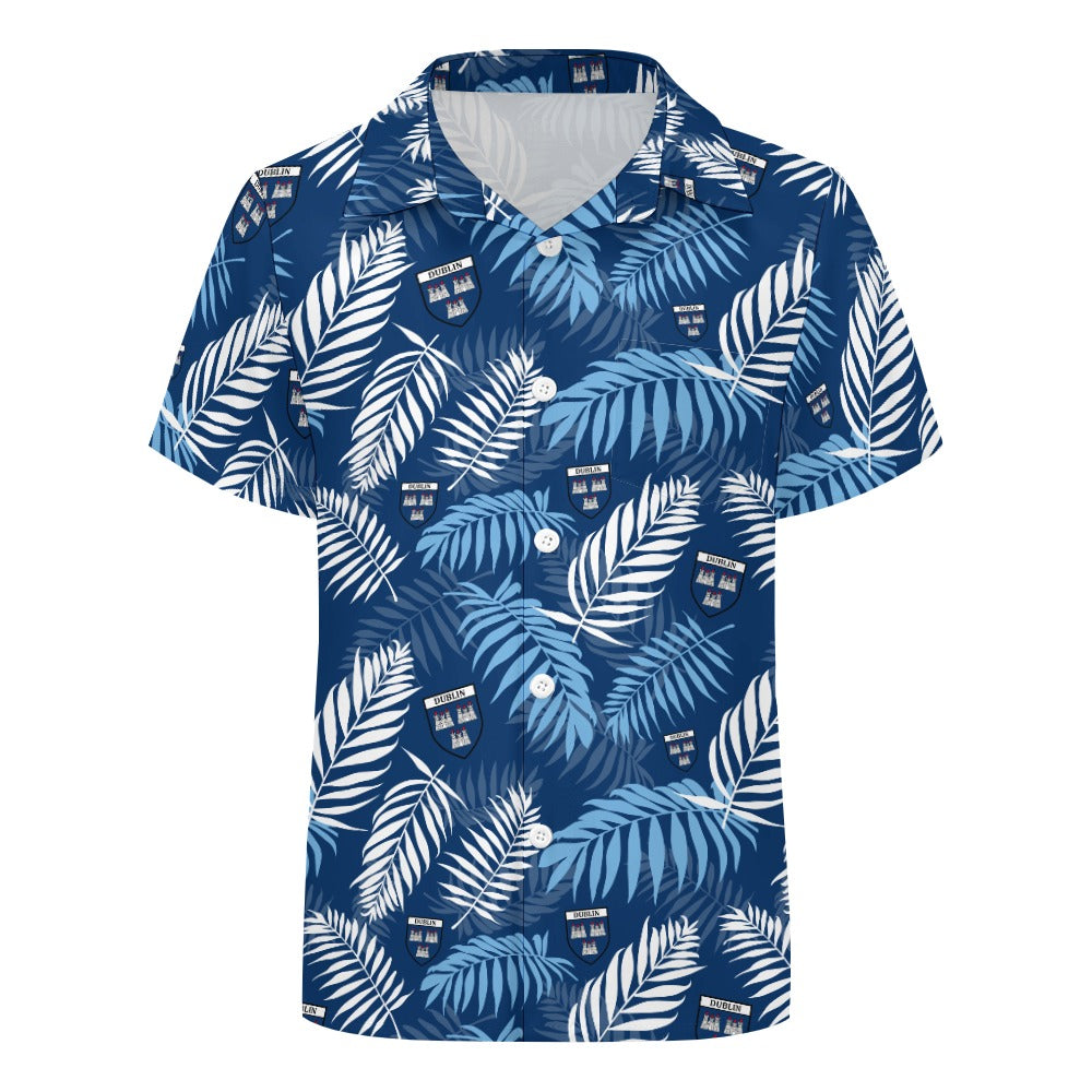 County Dublin Hawaiian Button Up Shirt - Kids