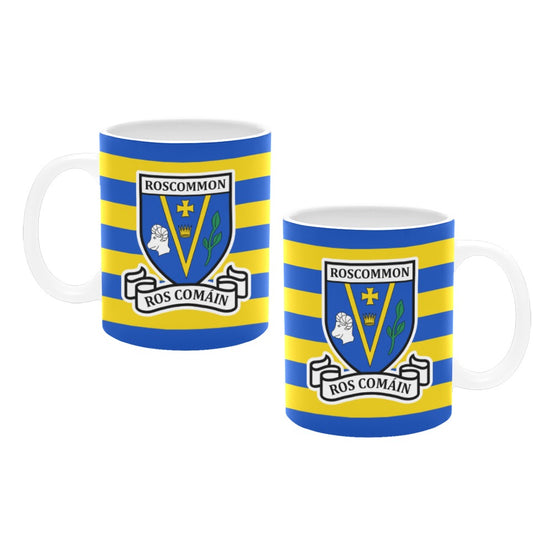 County Roscommon Retro Stripes Mug