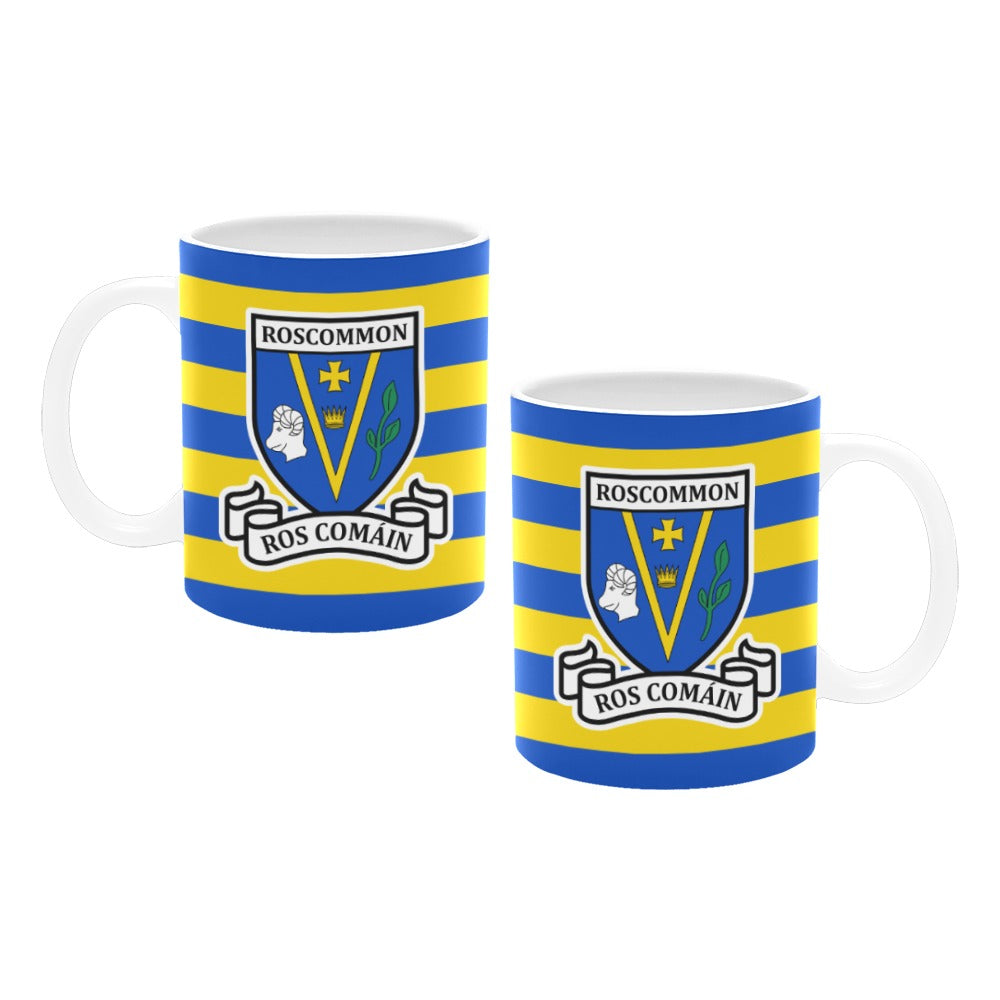 County Roscommon Retro Stripes Mug