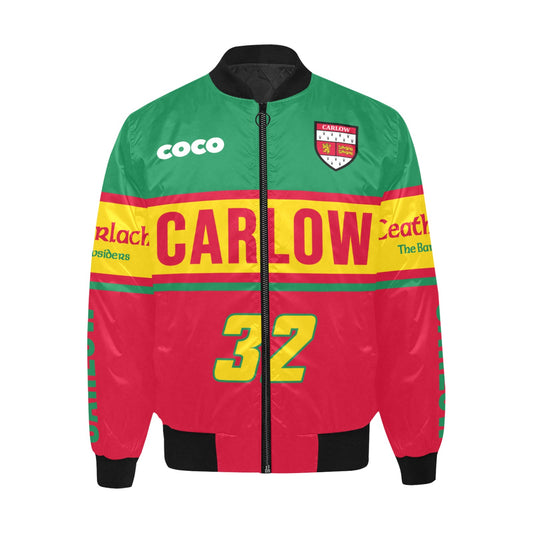 County Carlow Vintage Quilted Bomber Jacket 5XL