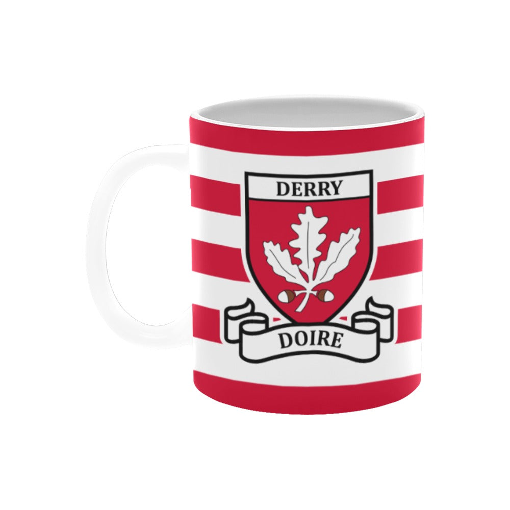County Derry Retro Stripes Mug