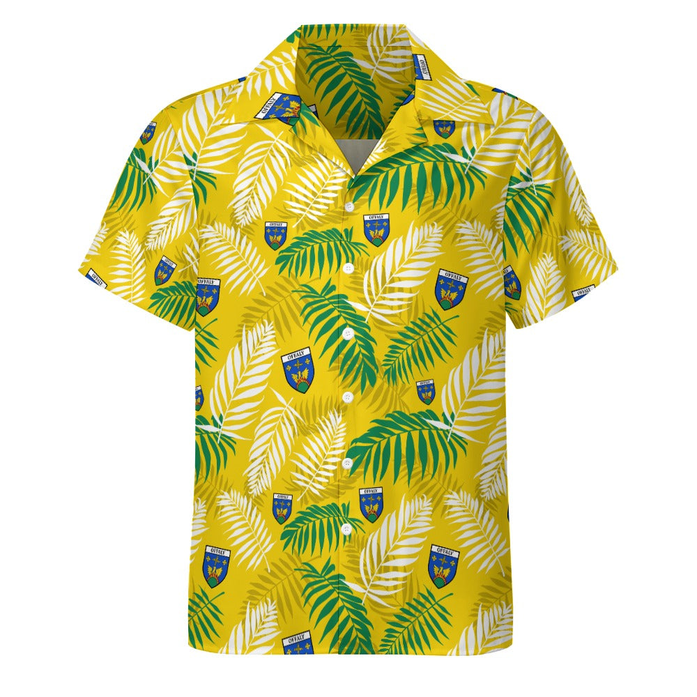 County Offaly Hawaiian Button Up Shirt - Adults 4XL