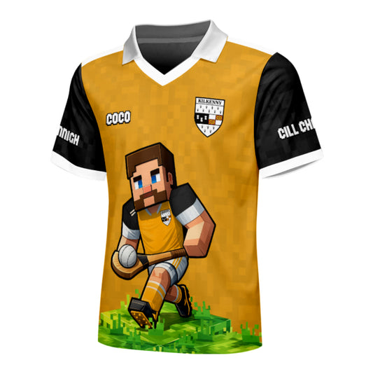 County Kilkenny Little Legends Jersey - Kids White1