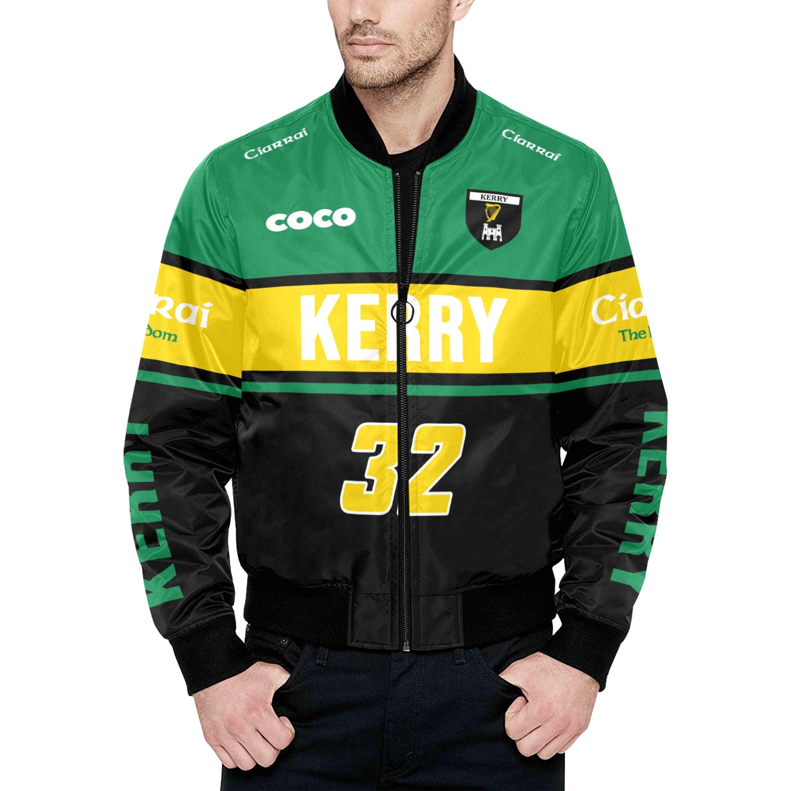 County Kerry Vintage Quilted Bomber Jacket