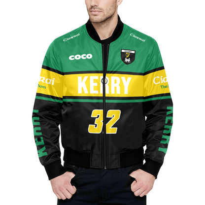 County Kerry Vintage Quilted Bomber Jacket