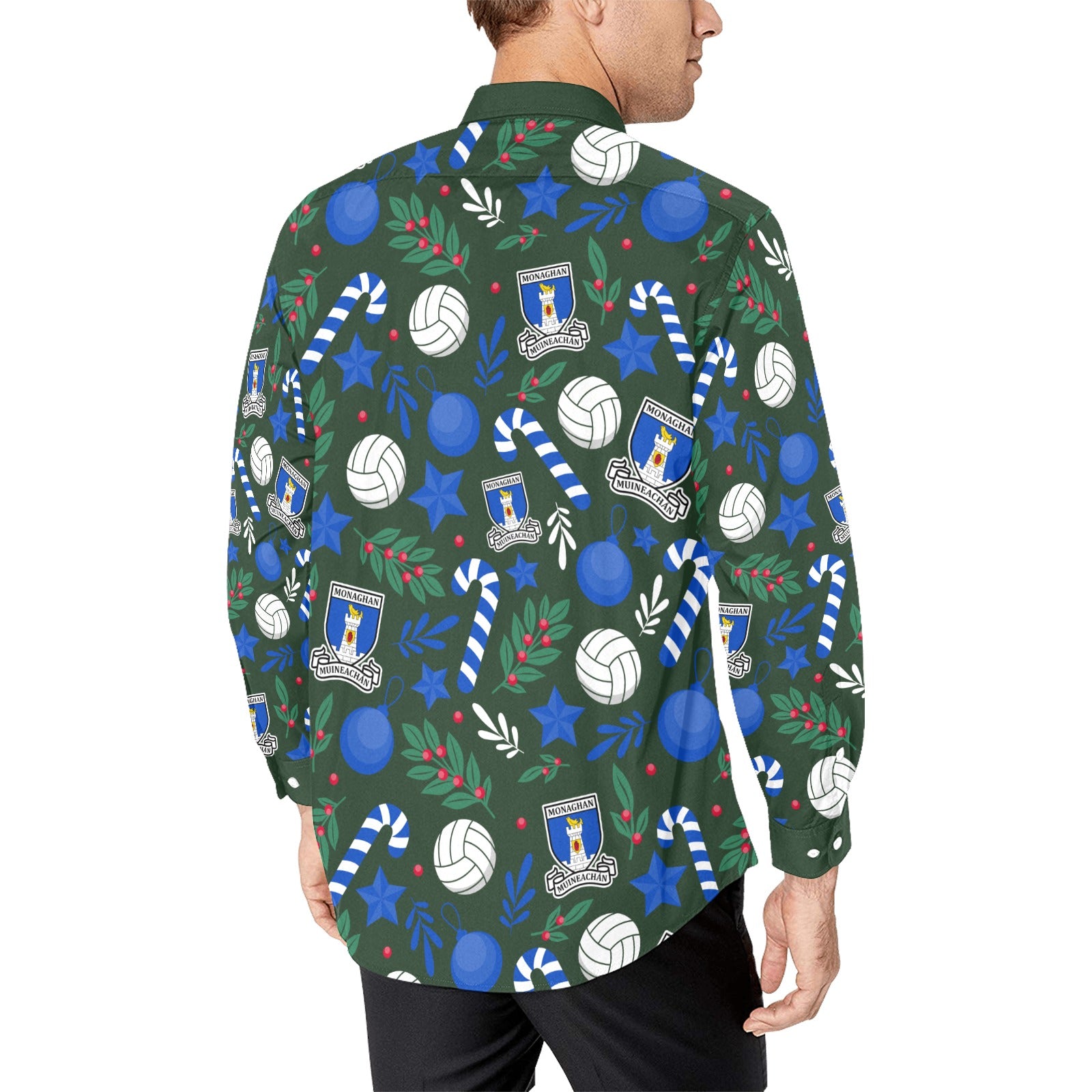 County Monaghan Christmas Button Up Shirt