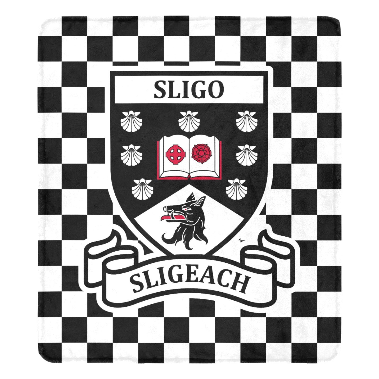 County Sligo Chequered Ultra-Soft Throw Blanket