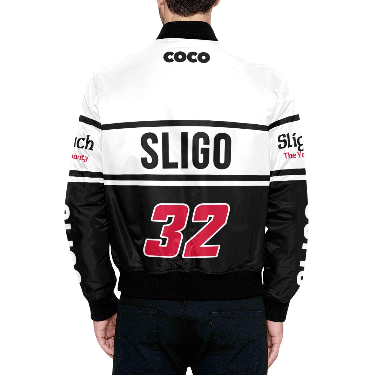 County Sligo Vintage Quilted Bomber Jacket