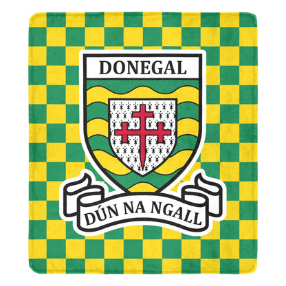 County Donegal Chequered Ultra-Soft Throw Blanket