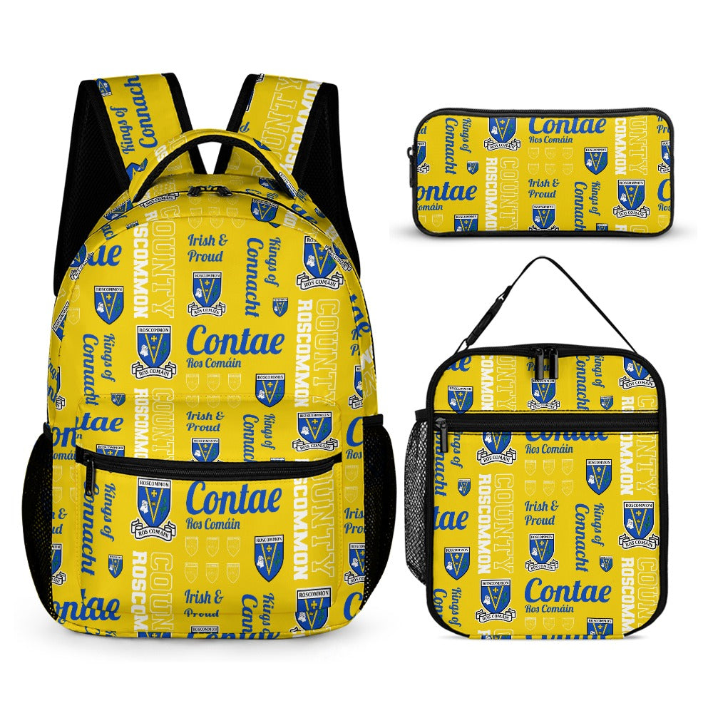 County Roscommon Backpack, Lunch Bag & Pencil Case Set