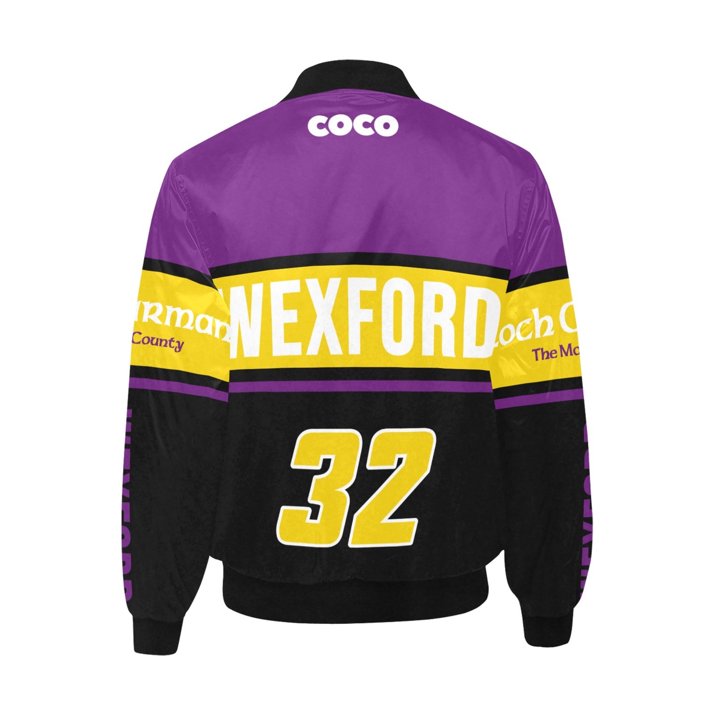 County Wexford Vintage Quilted Bomber Jacket