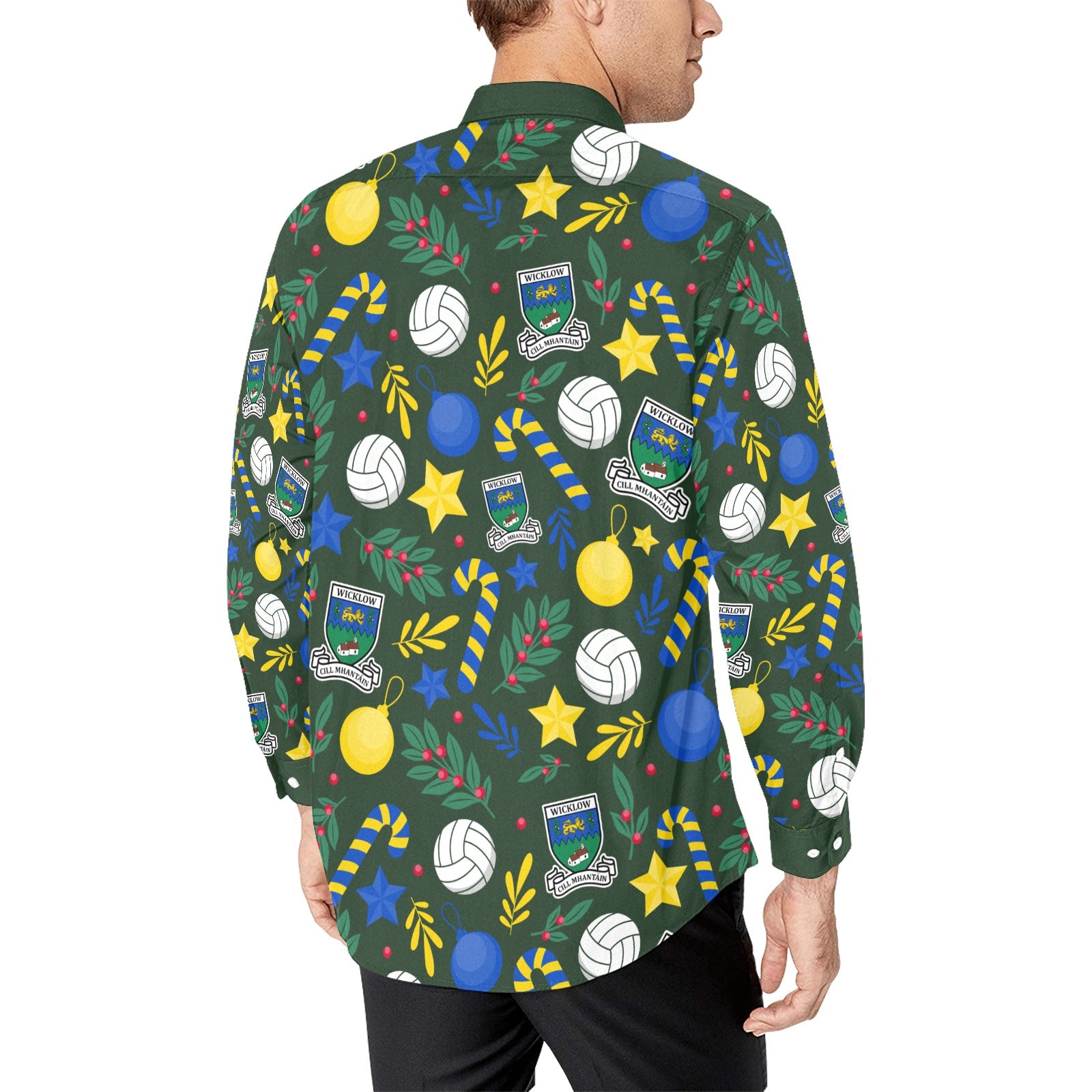 County Wicklow Christmas Button Up Shirt