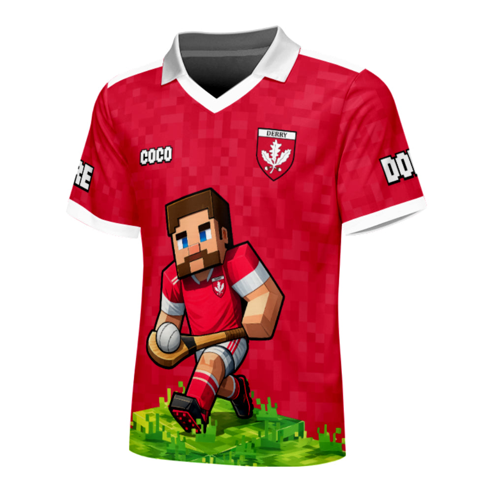 County Derry Little Legends Jersey - Kids Hurling