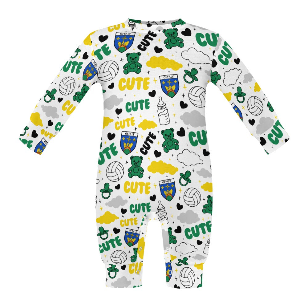 County Offaly Cute Baby Sleepsuit
