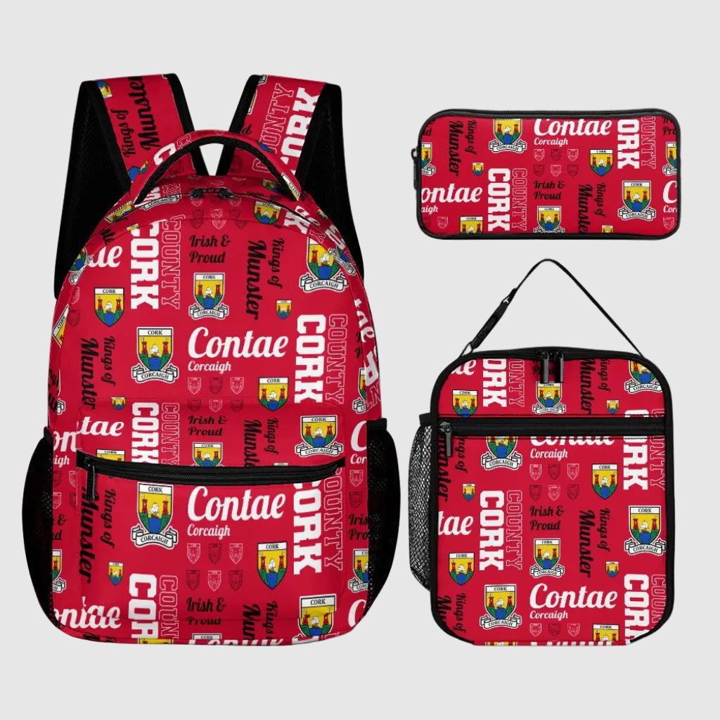 County Cork Backpack, Lunch Bag & Pencil Case Set