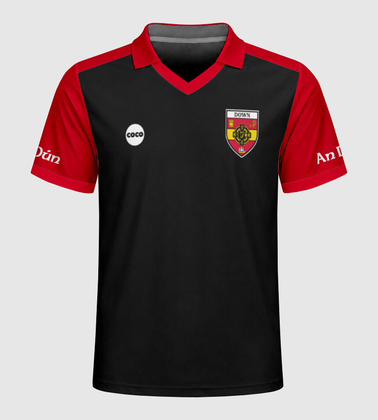 County Down Retro Jersey Away - Kids