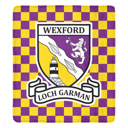 County Wexford Chequered Ultra-Soft Throw Blanket