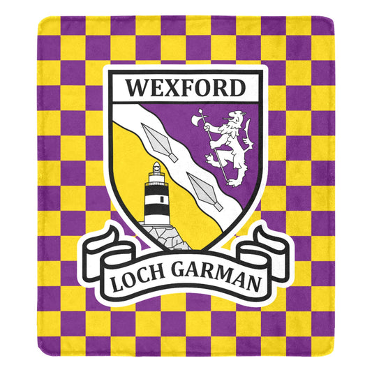 County Wexford Chequered Ultra-Soft Throw Blanket