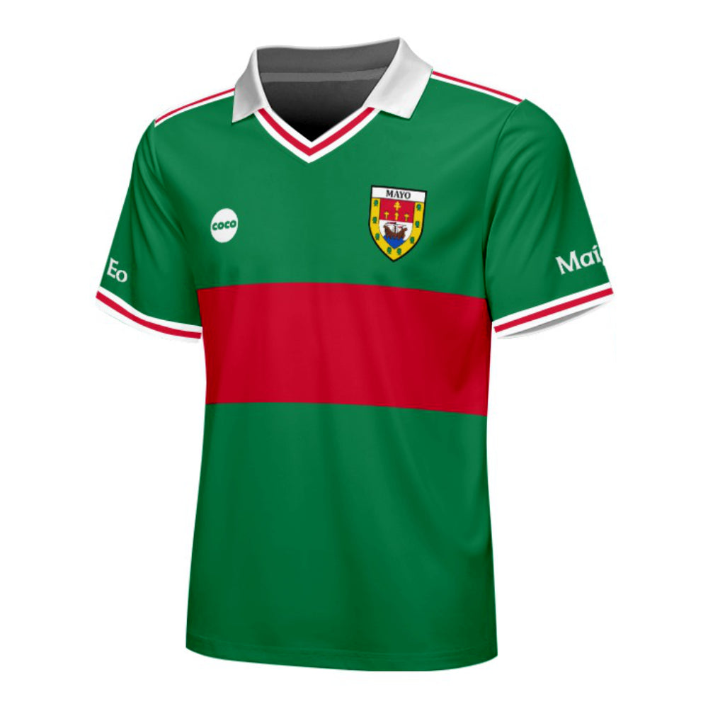 County Mayo Retro Jersey Home - Kids Age 9-10